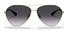 Coach C3447 HC7124 Sunglasses | Size 59 / Shiny Light Gold / Grey Gradient (3N 13.2%) №90058G