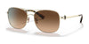 Coach C6177 HC7127 Sunglasses | Size 56 / Shiny Light Gold / Brown Gradient (3N 13.6%) №900574