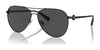 Coach C6178 HC7128 Sunglasses | Size 58 / Shiny Black / Grey Solid (3N 10%) №934487
