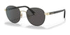 Coach C6195 HC7131 Sunglasses | Size 50 / Light Gold/Black №900587 / Dark Grey Solid (3N 9.9%)
