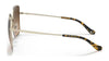 Coach C7997 HC7133 Sunglasses | Size 57 / Shiny Light Gold / Blue Yellow Gradient (2N 30%) №900579