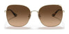Coach C7997 HC7133 Sunglasses | Size 57 / Shiny Light Gold / Blue Yellow Gradient (2N 30%) №900579