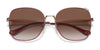 Coach C7997 HC7133 Sunglasses | Size 57 / Shiny Light Gold / Blue Yellow Gradient (2N 30%) №900579