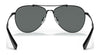 Coach C8005 HC7136 Sunglasses | Size 60 / Satin Black №939381 / Dark Grey  Solid (Polarized) (3P 10%)