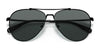 Coach C8005 HC7136 Sunglasses | Size 60 / Satin Black №939381 / Dark Grey  Solid (Polarized) (3P 10%)