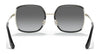 Coach C8000 HC7139BD Sunglasses | Size 58 / Light Gold/Black / Grey Gradient (2N 26%) №934611