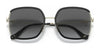 Coach C8000 HC7139BD Sunglasses | Size 58 / Light Gold/Black / Grey Gradient (2N 26%) №934611