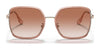 Coach C8000 HC7139BD Sunglasses | Size 58 / Light Gold/Black / Grey Gradient (2N 26%) №934611