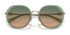 Coach CD477 HC7141 Sunglasses | Size 54 / Transparent Amber / Blue Purple Gradient (2N 27.2%) №93318H