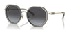Coach CD477 HC7141 Sunglasses | Size 54 / Transparent Grey / Grey Gradient (3N 15.2%) №90058G
