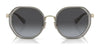 Coach CD477 HC7141 Sunglasses | Size 54 / Transparent Amber / Blue Purple Gradient (2N 27.2%) №93318H