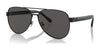 Coach CD467 HC7143 Sunglasses | Size 61 / Satin Black №900387 / Dark Grey Solid (3N 9.9%)