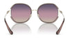 Coach CD452 HC7144BD Sunglasses | Size 59 / Light Gold/Pink / Purple Gradient (2N 39.7%) №9413U6