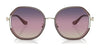 Coach CD452 HC7144BD Sunglasses | Size 59 / Light Gold/Pink / Purple Gradient (2N 39.7%) №9413U6