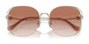 Coach CD453 HC7145BD Sunglasses | Size 60 / Shiny Light Gold №900513 / Brown Gradient (2N 30%)