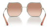 Coach CD454 HC7146BD Sunglasses | Size 60 / Shiny Light Gold / Brown Gradient (2N 30%) №900513