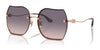 Coach CD454 HC7146BD Sunglasses | Size 60 / Shiny Rose Gold / Violet Pink Gradient (2N 25.5%) №933136