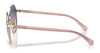 Coach CH556 HC7147 Sunglasses | Size 56 / Shiny Light Gold / Grey Gradient (3N 15.2%) №90058G