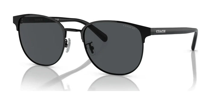 Coach CH578 HC7148 Sunglasses | Size 54 / Shiny Black / Grey Solid (3N 9.3%) №939387