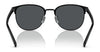 Coach CH578 HC7148 Sunglasses | Size 54 / Shiny Black / Grey Solid (3N 9.3%) №939387