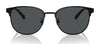 Coach CH578 HC7148 Sunglasses | Size 54 / Shiny Black / Grey Solid (3N 9.3%) №939387
