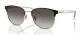 Coach CH578 HC7148 Sunglasses Light Gold / Black / Grey Gradient