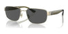 Coach CH579 HC7149 Sunglasses | Size 59 / Shiny Light Gold / Grey Solid (3N 11%) №900587
