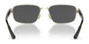 Coach CH579 HC7149 Sunglasses | Size 59 / Shiny Light Gold / Grey Solid (3N 11%) №900587