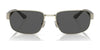 Coach CH579 HC7149 Sunglasses | Size 59 / Shiny Light Gold / Grey Solid (3N 11%) №900587