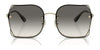 Coach CH574 HC7150D Sunglasses | Size 60 / Shiny Rose Gold / Purple Pink Peach Gradient (2N 39.7%) №9331U6