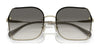 Coach CH574 HC7150D Sunglasses | Size 60 / Shiny Rose Gold / Purple Pink Peach Gradient (2N 39.7%) №9331U6