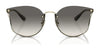 Coach CH573 HC7151D Sunglasses | Size 63 / Shiny Light Gold / Black Grey Sand Gradient (2N 27.2%) №900511