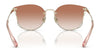 Coach CH573 HC7151D Sunglasses | Size 63 / Shiny Light Gold / Black Grey Sand Gradient (2N 27.2%) №900511
