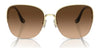 Coach CK481 HC7152 Sunglasses | Size 60 / Shiny Light Gold / Brown Gradient (3N 14.2%) №900574