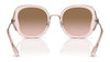 Coach CK483 HC7153B Sunglasses | Size 54 / Transparent Blue / Blue Yellow Gradient (2N 30%) №57664M