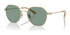 Coach CL915 HC7155 Sunglasses | Size 54 / Light Gold / Green Solid (2N 26%) №900582