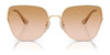 Coach CL904 HC7156D Sunglasses | Size 60 / Shiny Light Gold / Peach Blush Gradient (1N 62.6%) №90052D