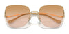 Coach CL904 HC7156D Sunglasses | Size 60 / Shiny Light Gold / Peach Blush Gradient (1N 62.6%) №90052D