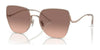 Coach CL904 HC7156D Sunglasses | Size 60 / Shiny Rose Gold / Brown Pink Gradient (2N 32.7%) №933113