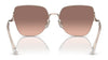 Coach CL904 HC7156D Sunglasses | Size 60 / Shiny Light Gold / Peach Blush Gradient (1N 62.6%) №90052D