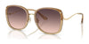 Coach CL905 HC7157D Sunglasses | Size 58 / Transparent Fawn / Brown Pink Gradient (2N 30.8%) №5736U8