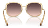 Coach CL905 HC7157D Sunglasses | Size 58 / Transparent Berry / Purple Clear Gradient (2N 29.6%) №58013P