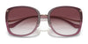 Coach CL905 HC7157D Sunglasses | Size 58 / Transparent Berry / Purple Clear Gradient (2N 29.6%) №58013P