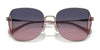 Coach CL906 HC7158D Sunglasses | Size 58 / Shiny Light Gold / Brown Pink Gradient (2N 32.7%) №942913
