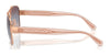 Coach CR617 HC7161 Sunglasses | Size 56 / Shiny Light Gold / Brown Gradient (2N 26.5%) №900513