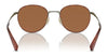 Coach CR631 HC7163 Sunglasses | Size 52 / Antique Gold/Tokyo Tortoise / Green Solid (3N 14.0%) №933371