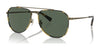 Coach CR626 HC7164 Sunglasses | Size 59 / Antique Gold/Tokyo Tortoise / Green Solid (3N 14.0%) №933371