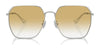 Coach CR638 HC7165D Sunglasses | Size 60 / Shiny Light Gold / Grey Gradient (3N 13.2%) №90053C