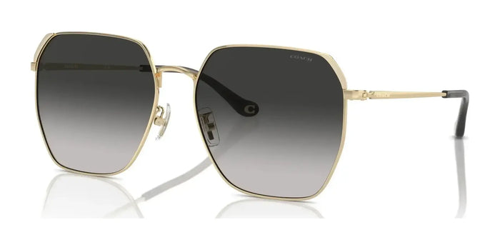 Coach CR638 HC7165D Sunglasses | Size 60 / Shiny Light Gold / Grey Gradient (3N 13.2%) №90053C