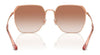 Coach CR638 HC7165D Sunglasses | Size 60 / Shiny Light Gold / Grey Gradient (3N 13.2%) №90053C